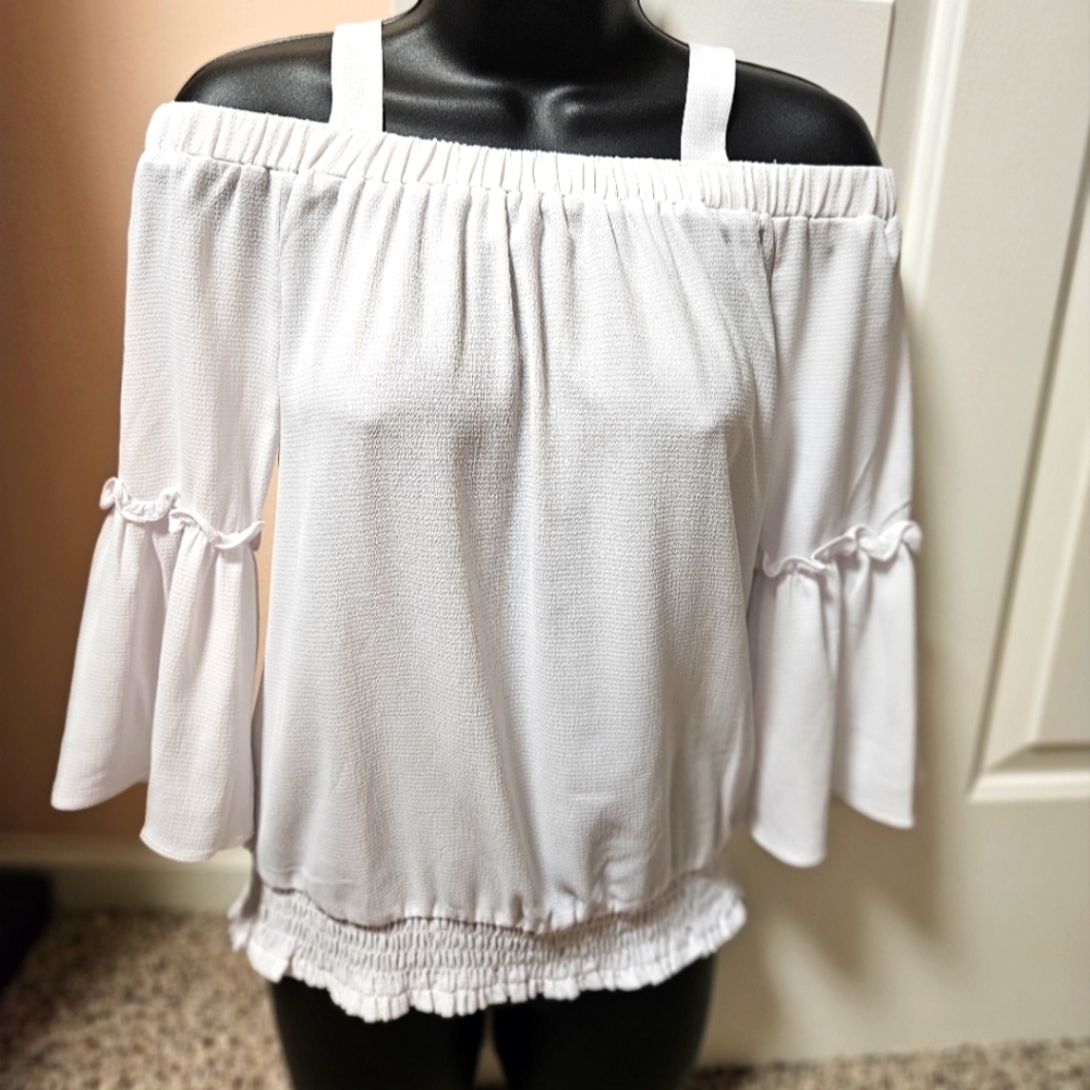 New York & Company Off the Shoulder Top NWT